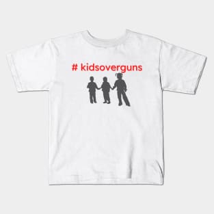 kids over guns Kids T-Shirt